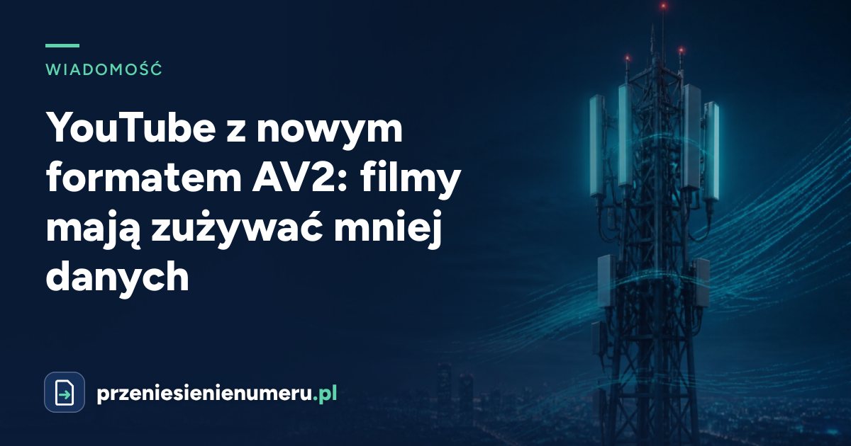 YouTube z nowym formatem AV2: filmy mają zużywać mniej danych